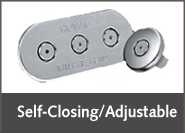 self-closing/adustable magnets