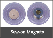 Sew in Magnets Disc Waterproof Magnetic Buttons - Magnets By HSMAG